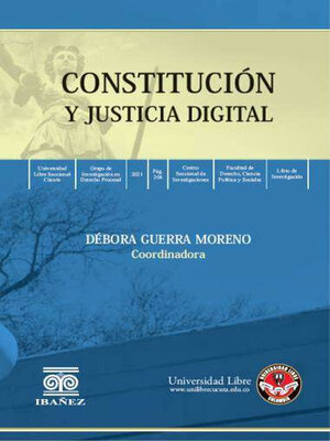 cover image of Constitución y justicia digital